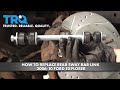How to Replace Rear Sway Bar Link 2006-10 Ford Explorer