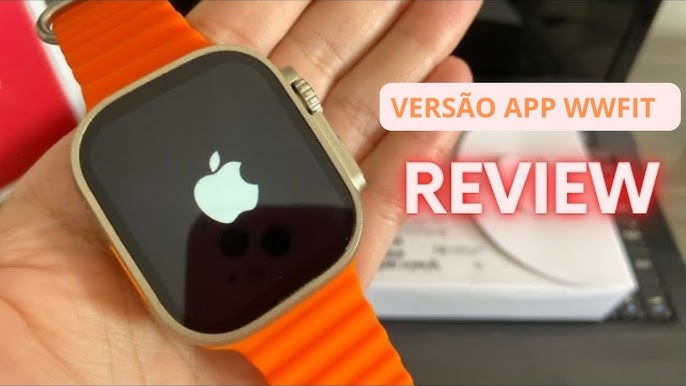 RÉPLICA APPLE WATCH SERIES 8 41MM COM LOGO DA MAÇÃ VERSÃO APP XRUNNING -  UNBOXING REVIEW ✓ 