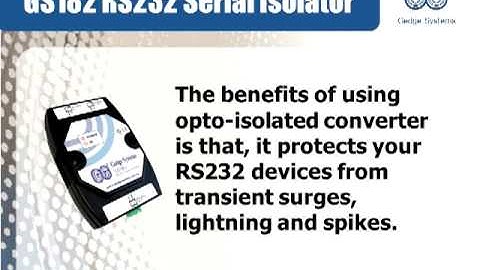 Gedge Systems - GS182 RS232 Serial Isolator