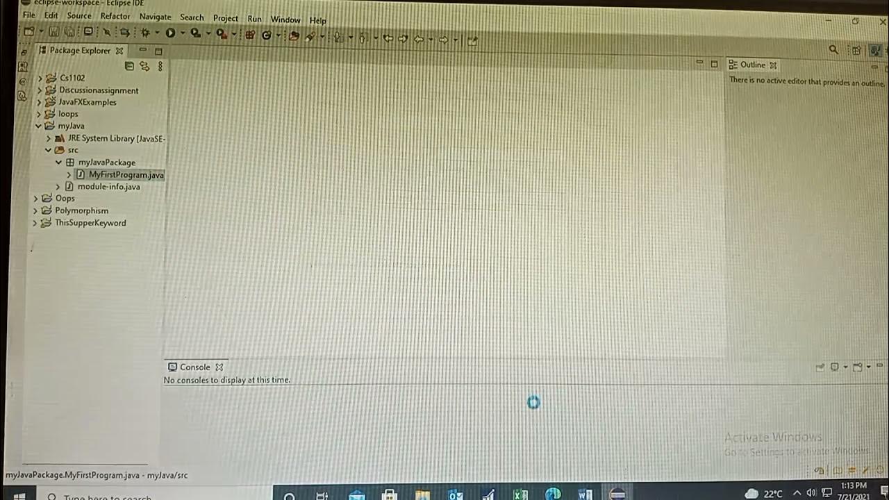 How to create your first Java program - Step by step - YouTube