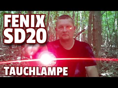 ✔ FENIX SD20 ☆ 1000 Lumen Tauchlampe / Diving Lamp
