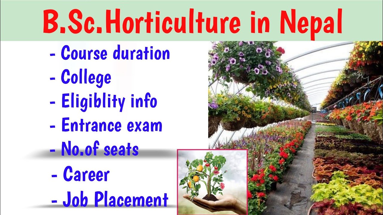 BSc Horticulture in Nepal Horticulture & Floriculture Management