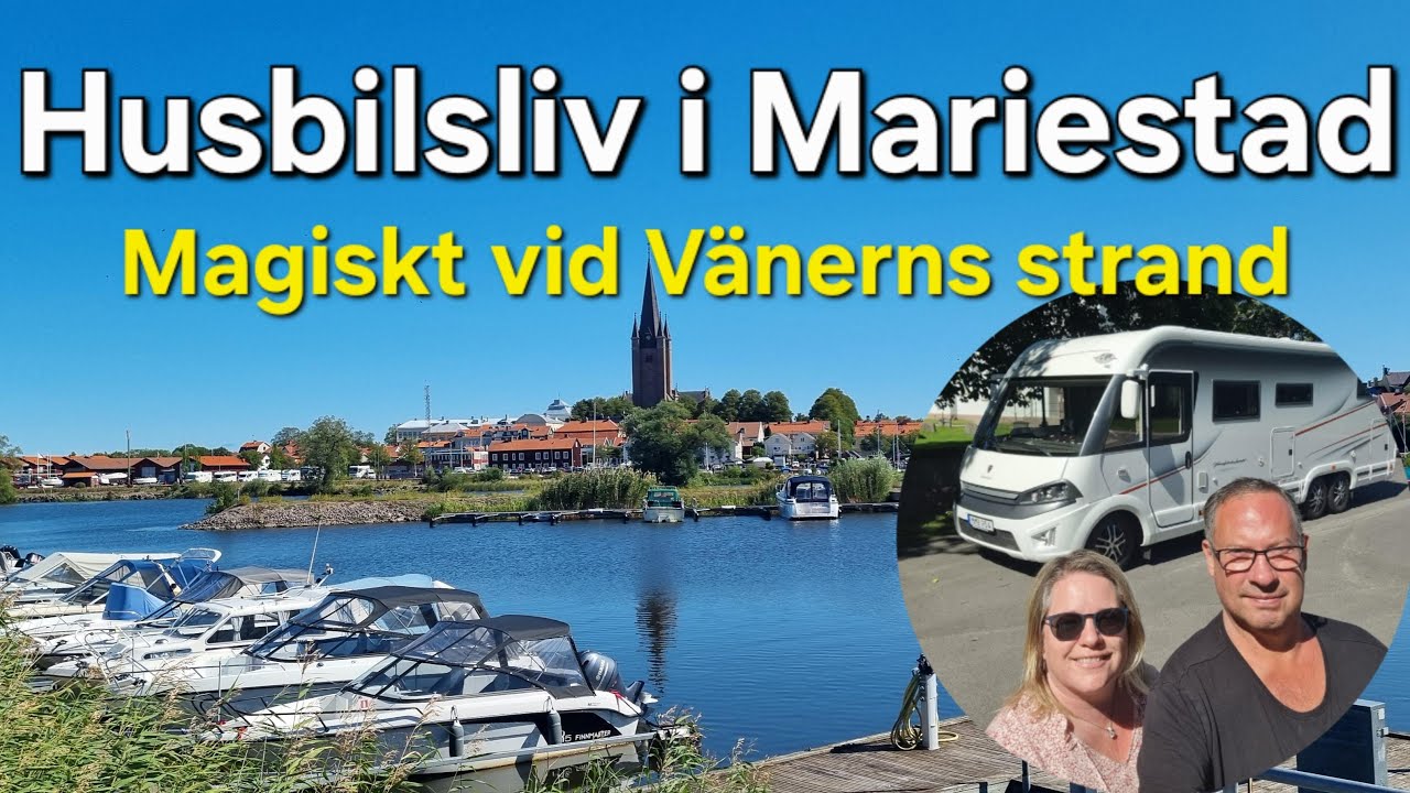 Husbil vid Vänern | Mariestad, solnedgångar & campingliv 🌅🚐