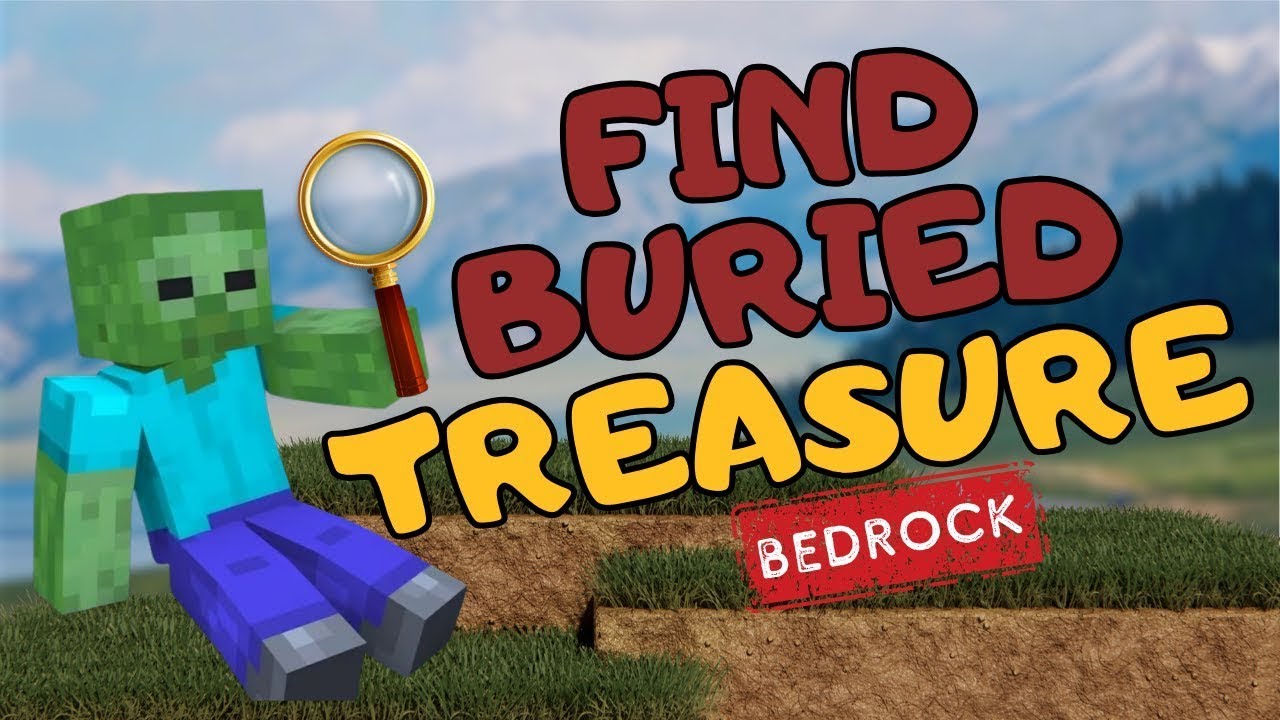 How to Find a Buried Treasure in Minecraft Bedrock | Minecraft Tutorial ...