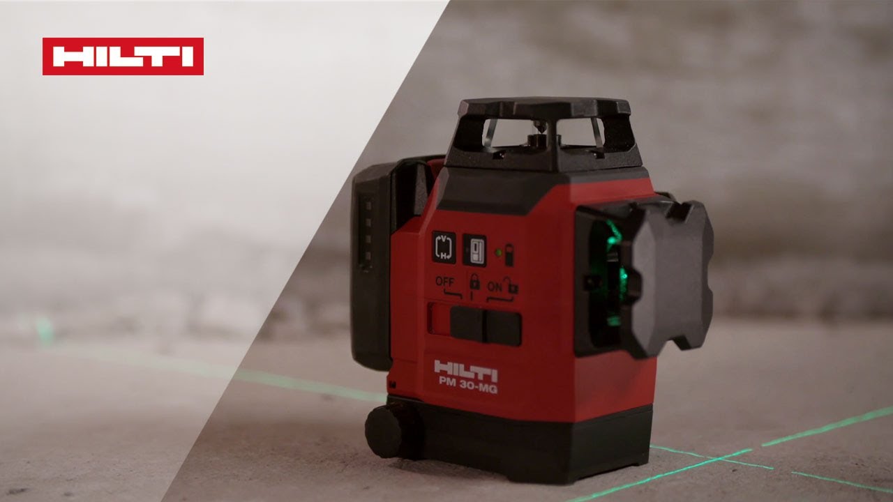 DÉCOUVREZ le nouveau laser multiligne excentrique à faisceau vert Hilti PM  30-MG 