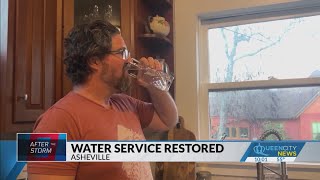 Asheville residents have clean water for first time since Helene