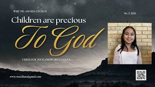 Children are Precious To God, By Cereluck Jocelsnow Dela Cerna screenshot 2
