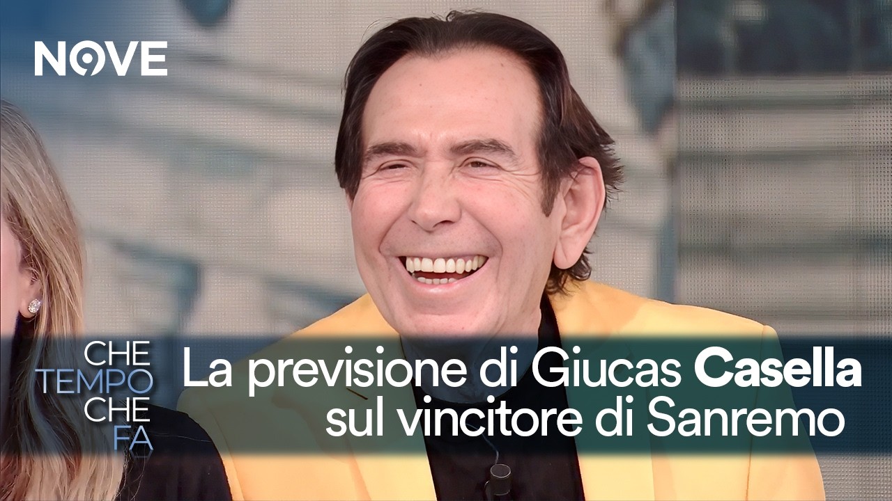 Giucas Casella e la previsione del Festival di Sanremo... ci avrà preso? | Che tempo che fa