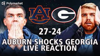 Auburn SHOCKS Georgia LIVE REACTION