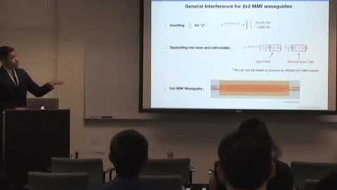Multi Mode Interference Wave Guides - AIM 2016
