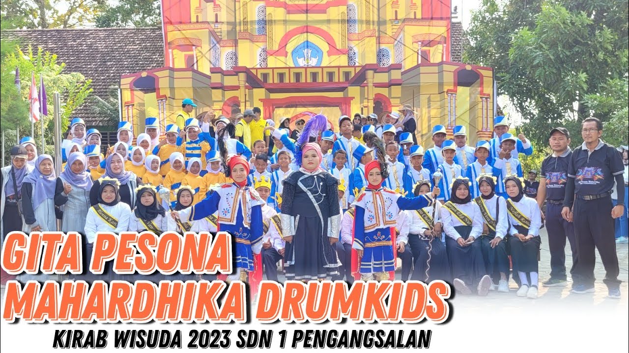 Perform Gita Pesona Mahardhika Drumkids on Kirab Wisuda 2023 SDN 1 PENGANGSALAN