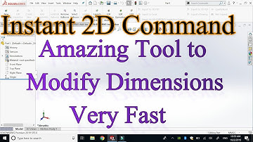 Instant 2D Solidworks in Urdu / Hindi | Tutorial 44