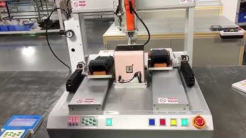 Máy bắn vít tự động. 2 sản phẩm cùng lúc.