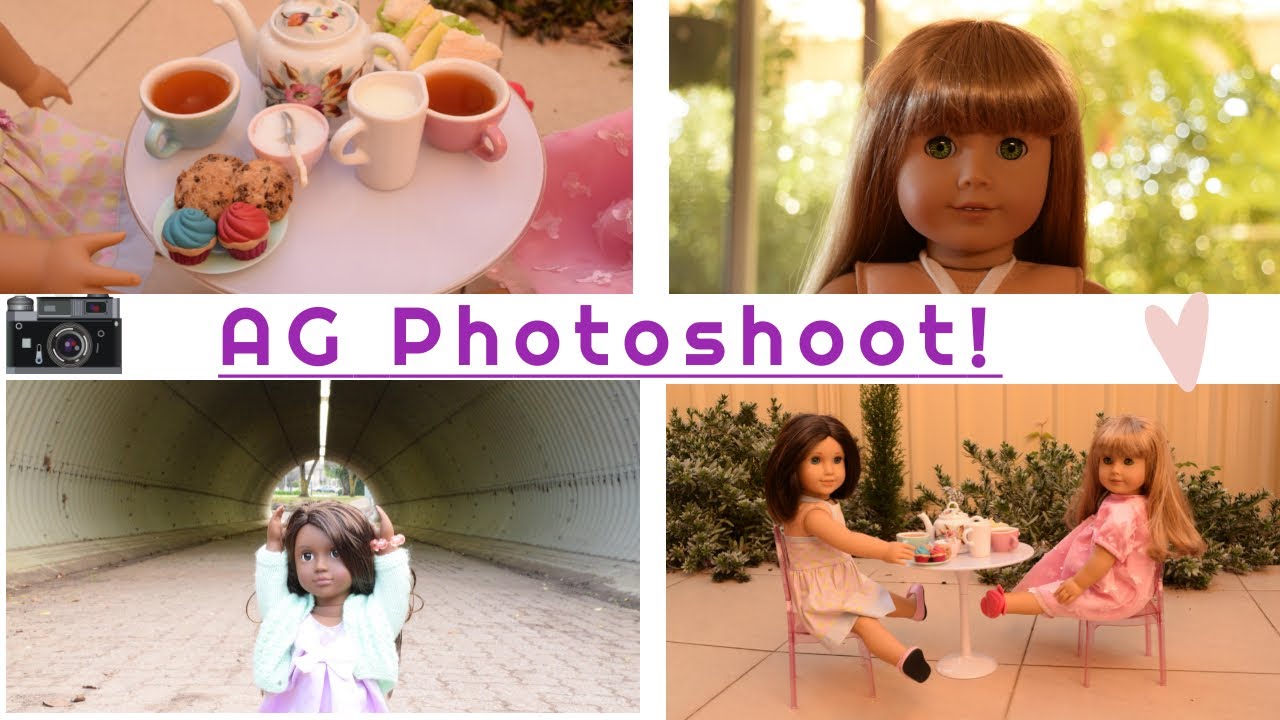 American Girl Doll Photoshoot | AG doll photography - YouTube
