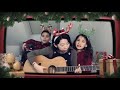 Rudolph the Red Nose Reindeer - acoustic cover with the twins - Christmas  Song- 红鼻子驯鹿鲁道夫-圣诞歌-小孩吉他弹唱