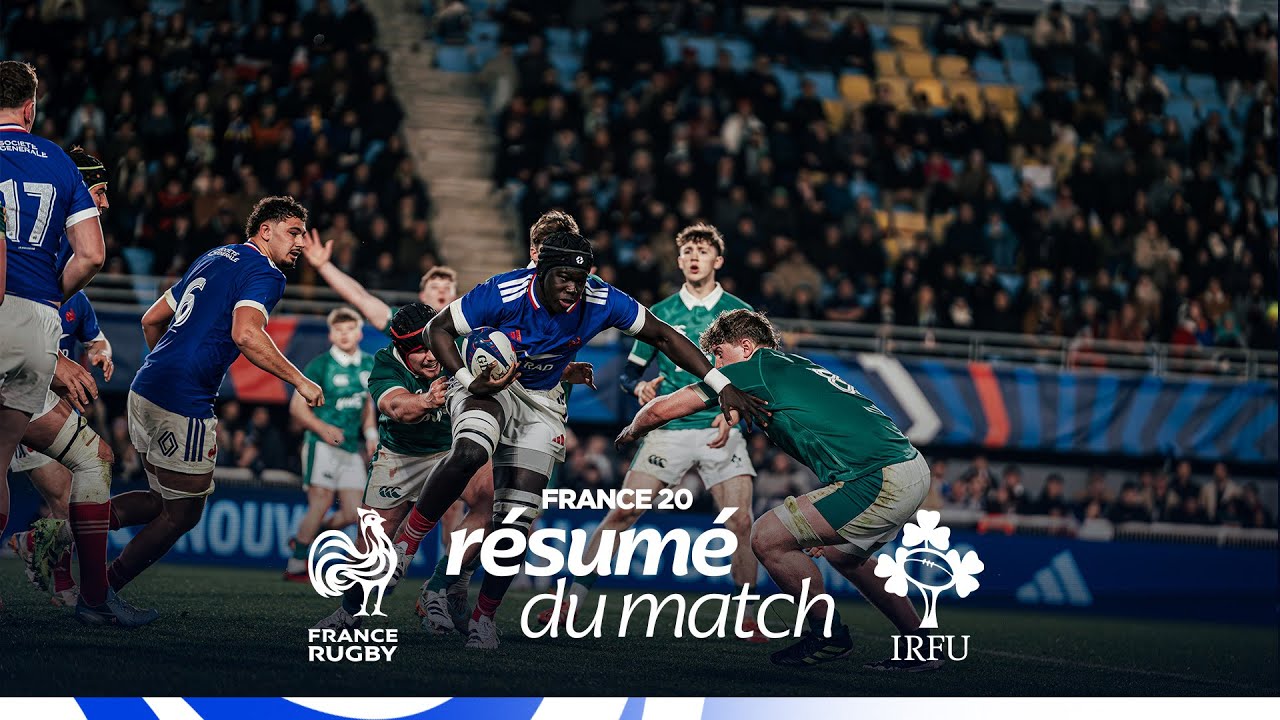 Tournoi des Six Nations moins 20 ans 2026 : France-Irlande, le résumé