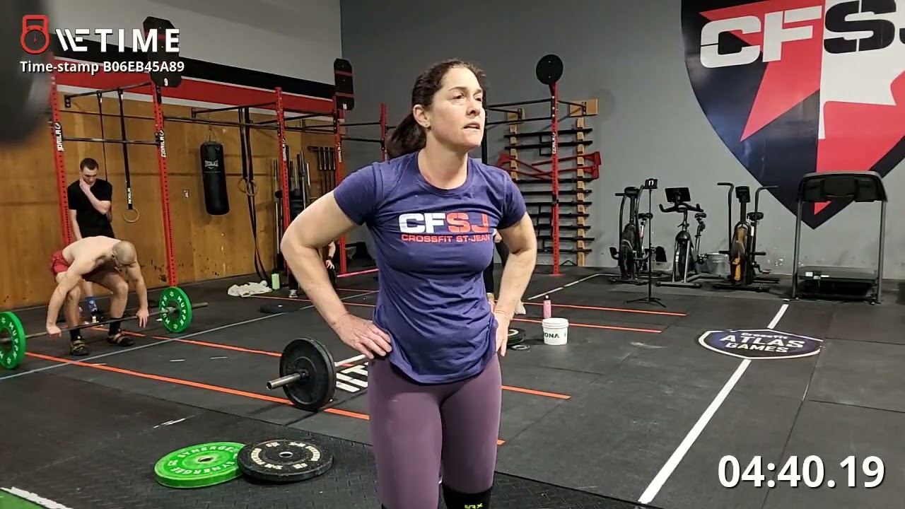 FQEFS 2025 WOD 4 - Julie Trudeau CFSJ cat. 50-54