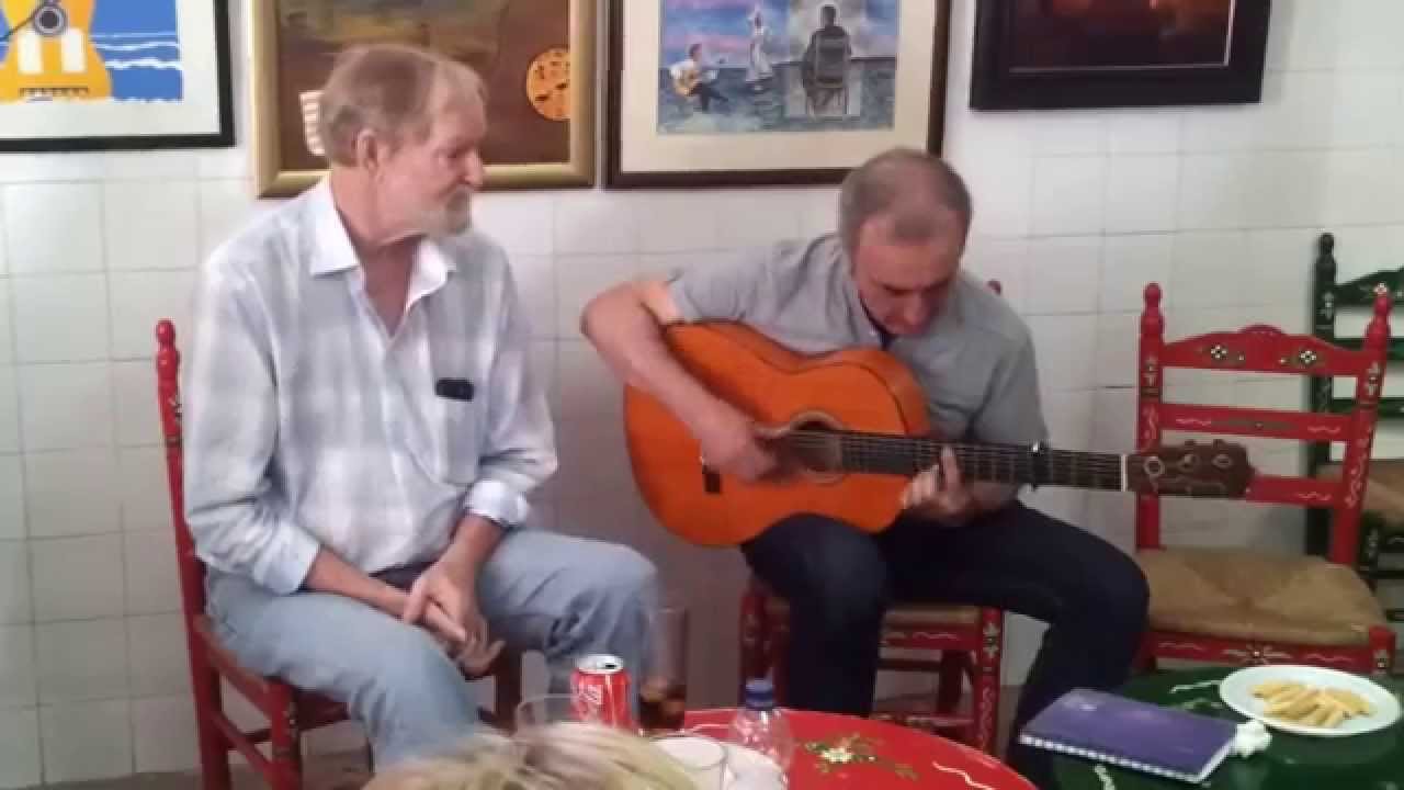 Quijote con Manolo Lin en la Peña Puerto Lucero de Sanlúcar