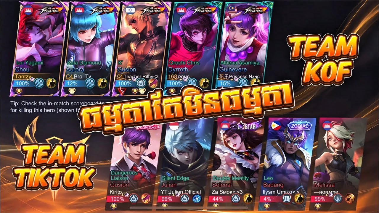 Skin-K ម្ដង5អីចឹងហាស៎😌 || mobile legends