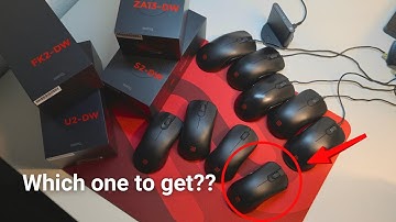 All Zowie DW Gaming Mice Explained