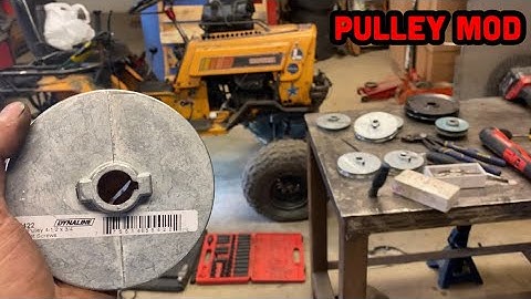 Quick tip for your off-road mower pulleys!