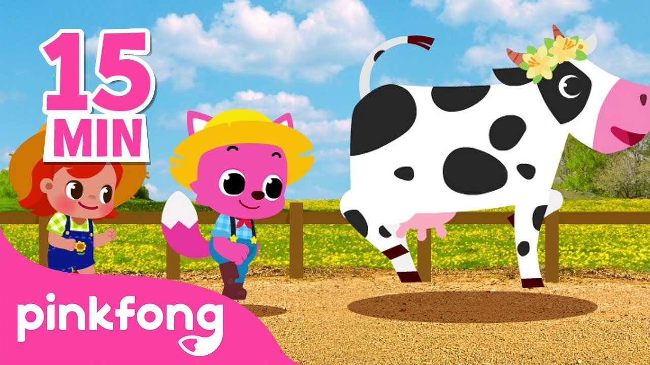 Animales de la Granja de Pinkfong 🐄🐥| +Recopilación | Pinkfong Canciones Infantiles