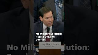 No Military Solution To The Russia-Ukraine Conflict