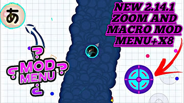 NEW ZOOM AND MACRO MOD MENU+X8 +IOS FONT FULL TUTORIAL NO*ROOT* +EPIC MOMENTS+ (AGARIO MOBILE)