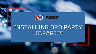 4. Installing 3rd Party Libraries