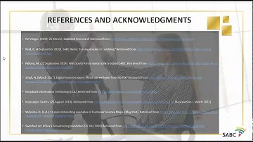 Wits University PDBA Syndicate 5 Presentation - Digital Business References and Acknowledgments