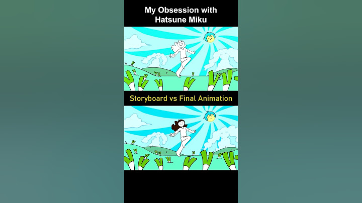 Storyboard vs Animation: Hatsune Miku (shot 16)