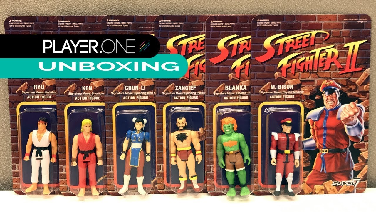 Street Fighter II RYU reaction figures super 7 funko action toys 2 moc –  ActionFiguresandComics