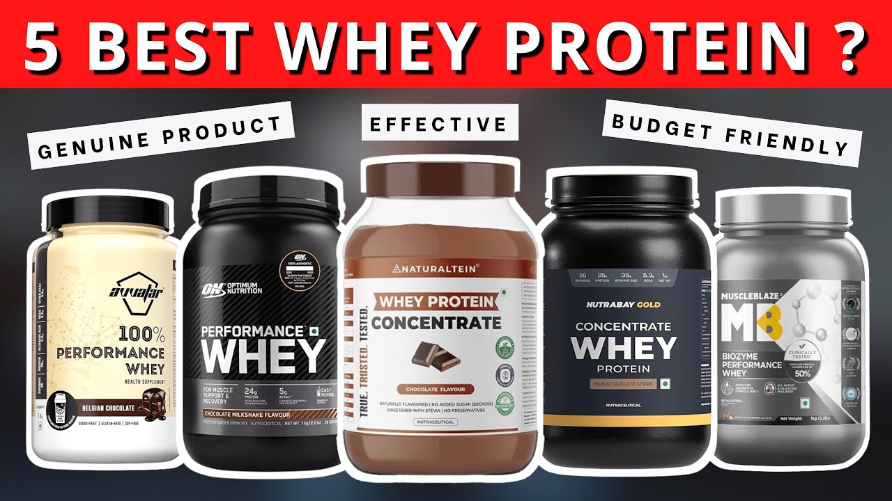 5 Best Whey Protein Brands in India 2026 | Best Whey Protein for Muscle ...