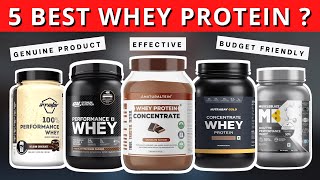 5 Best Whey Protein in India 2025 | Best Whey Protein for Muscle Gain