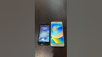 iPhone 6s on iOS 13 vs iPhone 8 Plus on iOS 16 boot up test #shorts #iphone6s #iphone8plus #ios