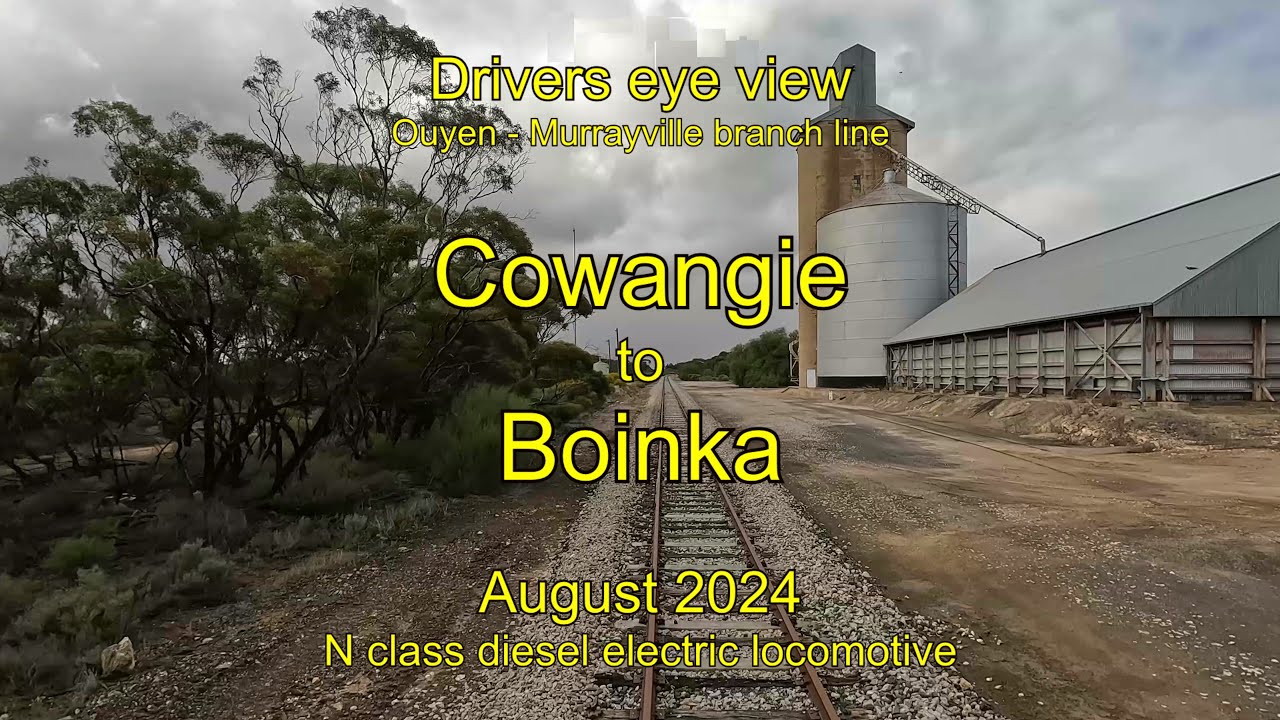 Drivers eye view, Cowangie to Boinka, Aug 2024 - YouTube