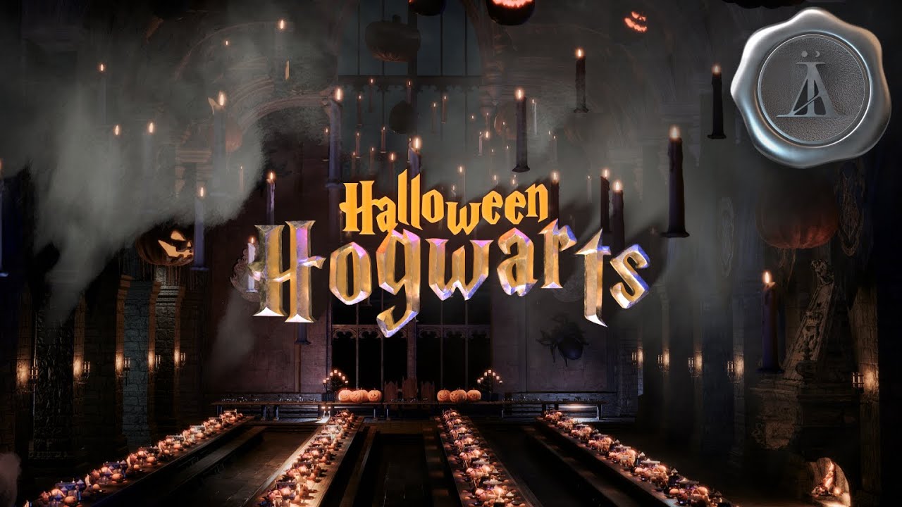 Halloween at Hogwarts Ambience | Harry Potter inspired Sounds for Focus & Relaxation [3 Hours]