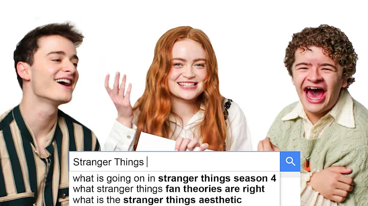 Sadie Sink, Noah Schnapp & Gaten Matarazzo Answer the Webs Most Searched Questions | WIRED