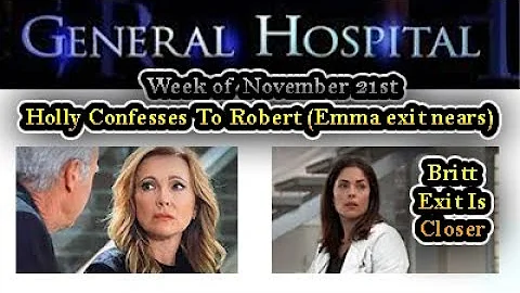 Spoilers Week of November 21st General Hospital