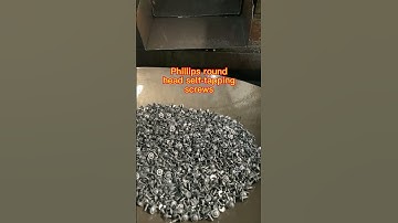Phillips round head self-tapping screws. #fastener #factory #machine #screw #machine