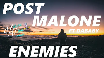 Post Malone - Enemies ft. DaBaby (Lyrics)
