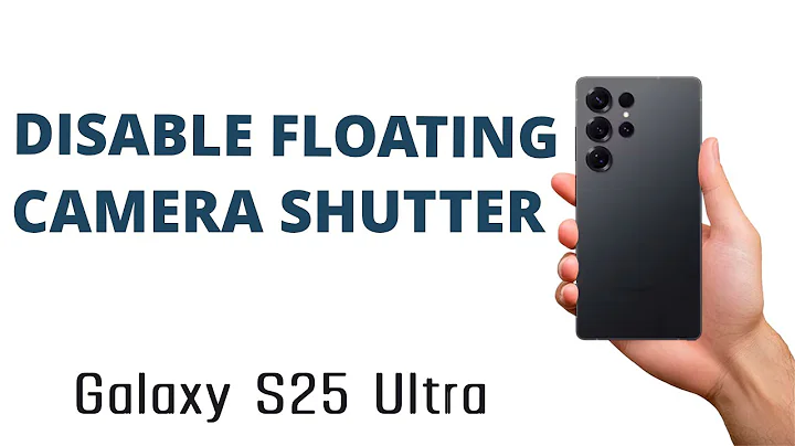 How to DISABLE CAMERA FLOATING SHUTTER BUTTON on the Galaxy S25 Ultra!