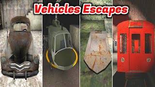 vehicles escapes granny 1 ,granny chapter 2 ,granny 3 screenshot 1