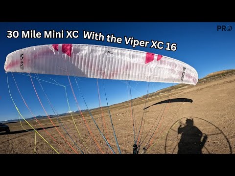 30 Mile Mini Paramotor XC with the 16m Viper XC - ft Trevor