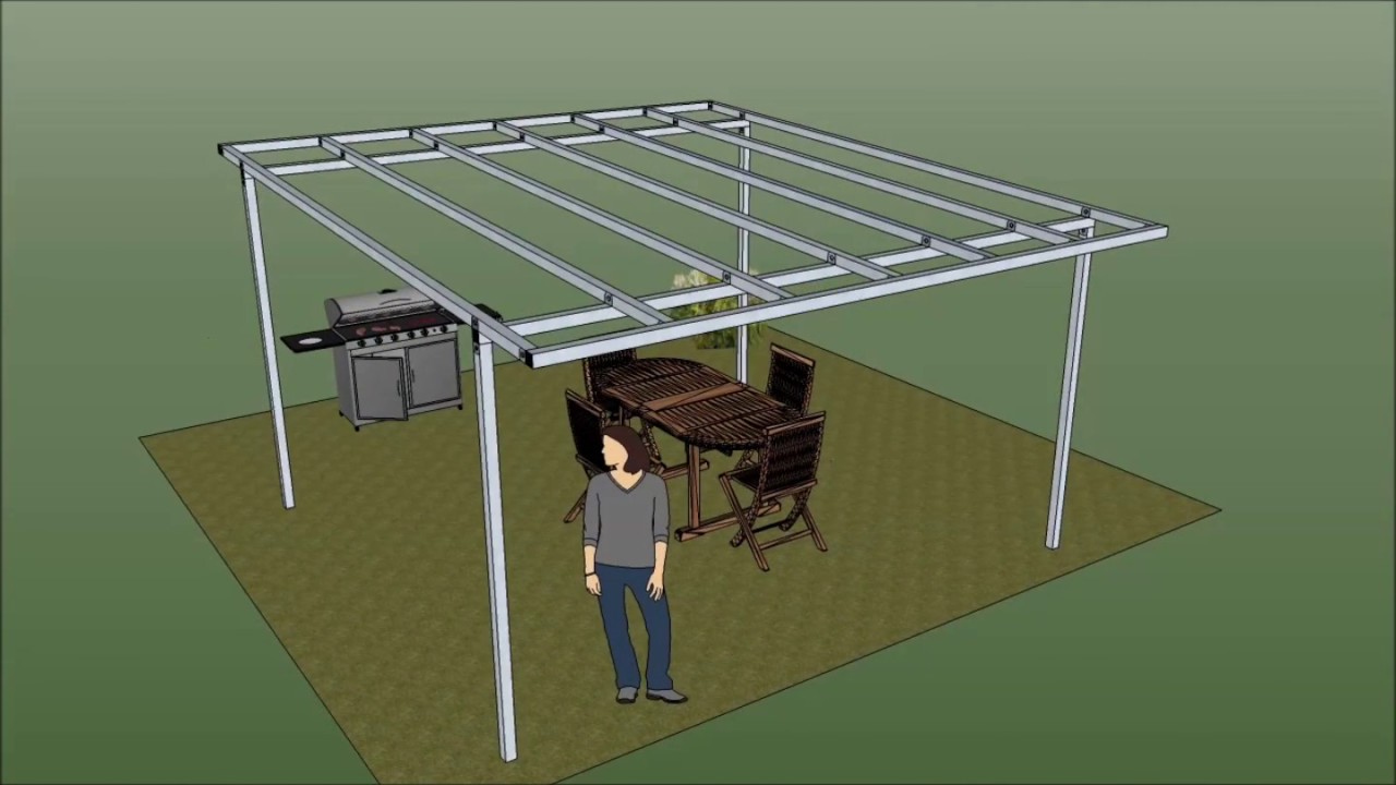 Gazebo libero in ferro , pergola in ferro youtube