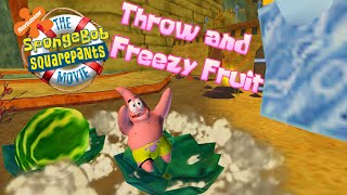 The SpongeBob SquarePants Movie Game - All Throw/Freezy Fruit Challenges [4K]