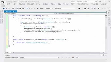 Asp.Net Add Messagebox.Show
