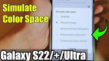 Galaxy S22/S22+/Ultra: How to Simulate Color Space