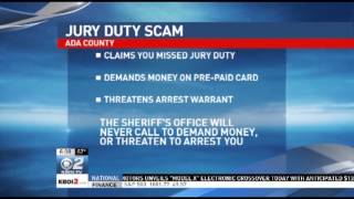 Ada County Sheriff Warns of Jury Duty Scam
