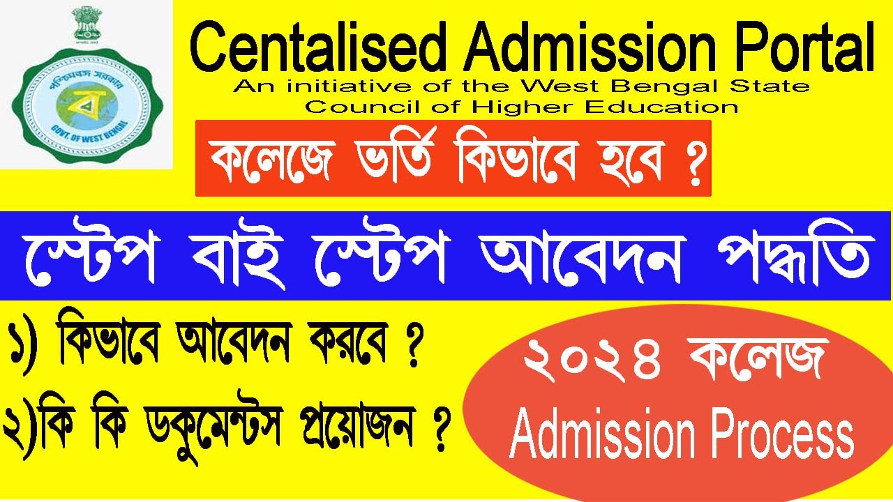 College Admission 2024: How to apply online college admission 2024 ...